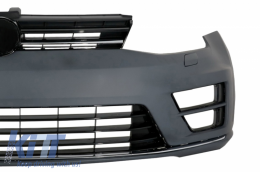 Front Bumper with LED Headlights Sequential Dynamic Turning Lights suitable for VW Golf VII 7 (2013-2017) R-Line Look-image-6051451