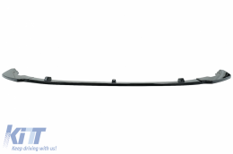 Front Bumper with Lip Extension Spoiler Piano Black suitable for VW Golf VI 6 (2008-2013) GTI Look-image-6072314