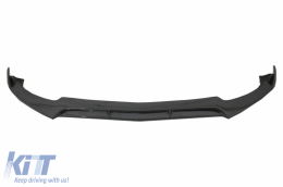 Front Bumper with Real Carbon Lip suitable for Mercedes C-Class W205 S205 A205 C205 (2014-2019) Limousine T-Model Coupe Cabriolet-image-6069663