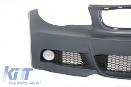 Front Bumper with Side Skirts suitable for BMW 1 Series E87 (2009-2012) M-tech M-Technik Design-image-6055530