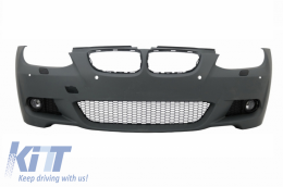 Front Bumper with Side Skirts suitable for BMW 3 Series E92 E93 (2006-2009) Non-LCI Coupe Cabrio M3 M-Technik Look-image-6050365