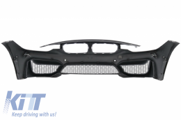 Front Bumper with Side Skirts suitable for BMW 3 Series F30 F31 Pre-LCI & LCI (2011-2018) M4 Design-image-6061048