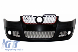 Front Bumper with Side Skirts suitable for VW Golf Mk5 V 5 (2003-2007) GTI Design-image-6032531