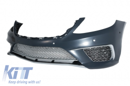 Front Bumper with Side Skirts suitable for Mercedes S-Class W222 (2013-06.2017) S65 Design-image-6014987