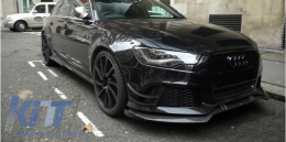 Front Bumper with Spoiler Lip suitable for Audi A6 C7 4G Facelift (2015-2018) RS6 Design-image-6075891