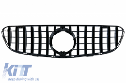 Front Central Grille suitable for Mercedes GLC X253 C253 (2015-2018) GT R Panamericana Look Chrome-image-6042812