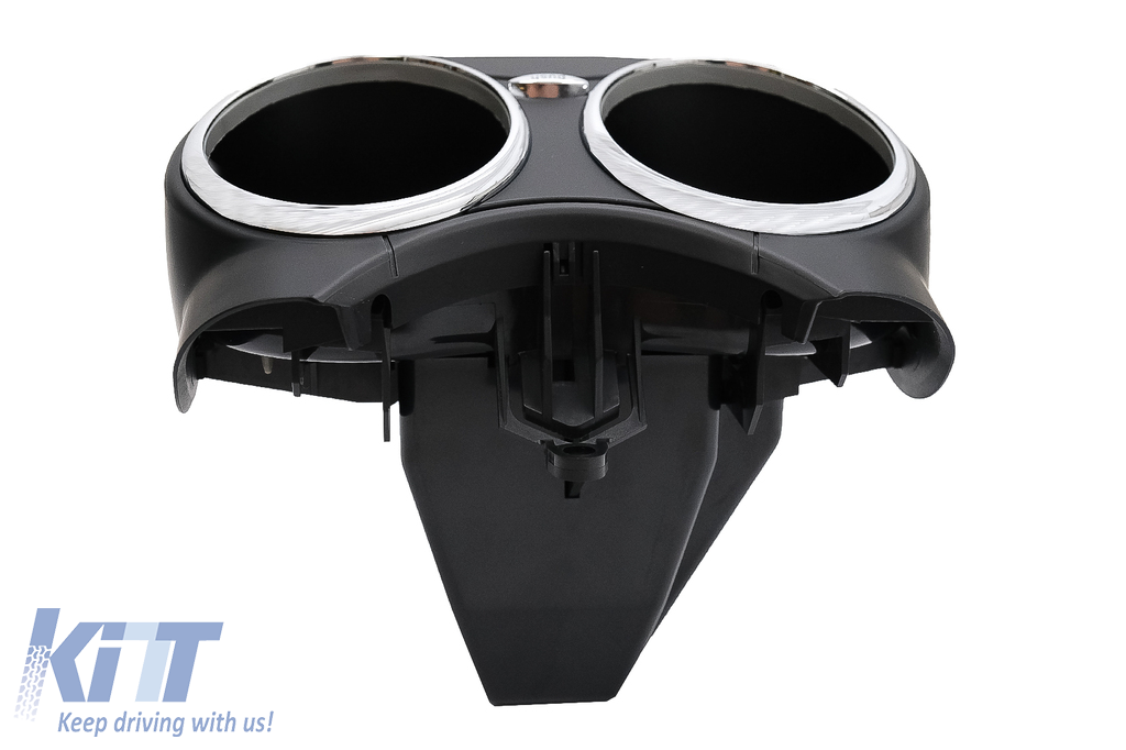 Front Dual Cup Holder suitable for Mercedes Benz CLS C219 W219 (2003-2010)  Black 
