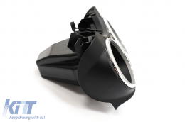 Front Dual Cup Holder suitable for Mercedes Benz CLS C219 W219 (2003-2010) Black-image-6085131