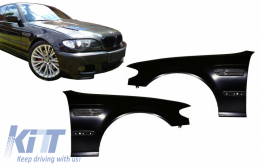 Front Fenders suitable for BMW 3 Series E46 Facelift (2001-2004) M3 Design-image-6023254