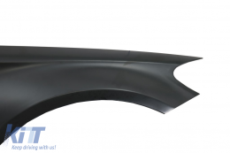 Front Fenders suitable for Mercedes C-Class W205 S205 C205 A205 (2014-2020) C63 Look-image-6069802