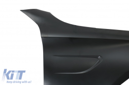 Front Fenders suitable for Mercedes C-Class W205 S205 C205 A205 (2014-2020) C63 Look-image-6069803