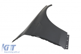 Front Fenders suitable for Mercedes C-Class W205 S205 C205 A205 (2014-2020) C63 Look-image-6069805