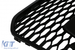 Front Grille suitable for Audi A6 C7 4G Pre-Facelift (2011-2014) RS6 Design Piano Black-image-6082192