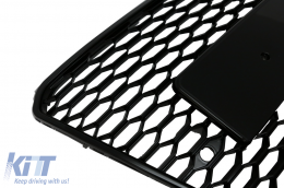 Front Grille suitable for Audi A7 4G Pre-Facelift (2010-2014) RS7 Design Piano Black-image-6082197