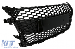 Front Grille suitable for Audi TT FV 8S (2015-2017) RS Design Black-image-6082300