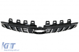 Front Grille suitable for Mercedes CLA X118 C118 (2019-up) GT-R Panamericana Design Chrome-image-6069359