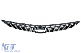 Front Grille suitable for Mercedes CLS W218 Facelift (2014-2017) GT-R Panamericana Design Chrome-image-6069399