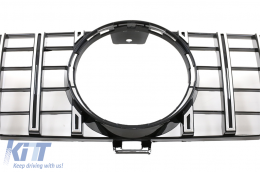 Front Grille suitable for Mercedes CLS W219 (2005-2008) GT-R Panamericana Design Chrome-image-6096216