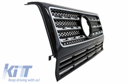 Front Grille suitable for Mercedes G-Class W463 (1990-2012) GLS 63 Exclusive Design-image-6034639