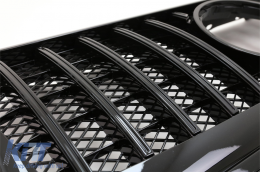 Front Grille suitable for Mercedes G-Class W463 (1990-2014) New G63 GT-R Panamericana Design Piano Black-image-6033816