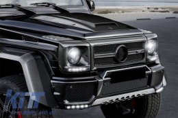 Front Grille suitable for Mercedes G-Class W463 (1990-2014) G65 Design Real Carbon Edition-image-6055357