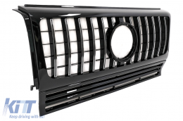 Front Grille suitable for Mercedes G-Class W463 (1990-2014) New G63 GT-R Panamericana Design-image-6090600