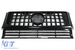 Front Grille suitable for Mercedes G-Class W463 (2002-2017) New G63 GT-R Panamericana Design-image-6096200