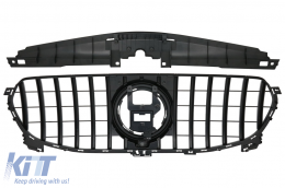 Front Grille suitable for Mercedes GLE W167 V167 C167 Standard Edition (2020-up) GT-R Panamericana Design Black-image-6090334