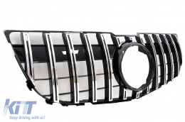 Front Grille suitable for Mercedes GLK-Class X204 Facelift (2013-2015) GT-R Panamericana Design Chrome-image-6069425