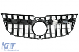 Front Grille suitable for Mercedes GLK-Class X204 Facelift (2013-2015) GT-R Panamericana Design Chrome-image-6069428