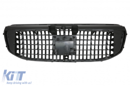 Front Grille suitable for Mercedes GLS SUV X167 (2019-2023) M-Design Black-image-6086606