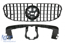 Front Grille suitable for Mercedes GLS SUV X167 (2019-2023) GT-R Panamericana Design Chrome-image-6088846