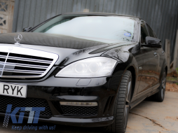 Front Grille suitable for Mercedes S-Class W221 Facelift (2010-2013) S63 S65 Design-image-42020