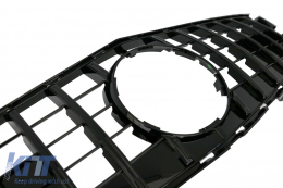 Front Grille suitable for Mercedes SL-Class R231 (2012-2016) GT-R Panamericana Design Black-image-6090243