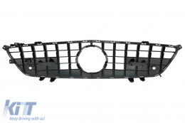 Front Grille suitable for Mercedes SL-Class R231 (2012-2016) GT-R Panamericana Design Black-image-6090244