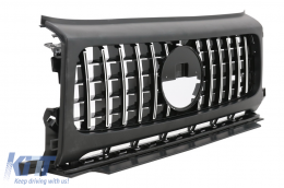 Front Grille with Headlights Covers suitable for Mercedes G-Class W464 W463A G63 AMG (06.2018-Up) GT-R Panamericana Design-image-6090414