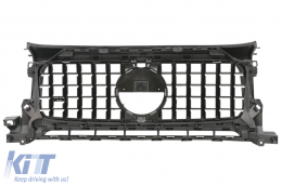 Front Grille with Headlights Covers suitable for Mercedes G-Class W464 W463A G63 AMG (06.2018-Up) GT-R Panamericana Design-image-6090416