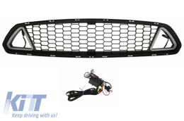 Front Grille with LED DRL suitable for Ford Mustang Mk6 VI Sixth Generation (2015-2017) RTR Design-image-6057520