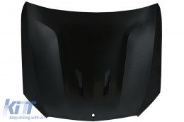 Front Hood Bonnet with Front Fenders Suitable for Mercedes C-Class W205 S205 C205 A205 (2014-2020) GT Design-image-6070456