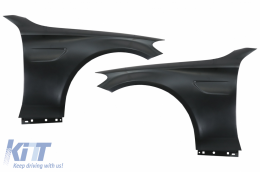 Front Hood Bonnet with Front Fenders Suitable for Mercedes C-Class W205 S205 C205 A205 (2014-2020) C63 Design-image-6070489