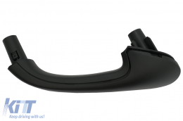 Front Left Door Pull Handle Interior suitable for Mercedes C-Class W203 S203 (2000-2007) Black-image-6085267