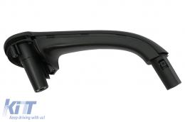 Front Right Door Pull Handle Interior suitable for Mercedes C-Class W203 S203 (2000-2007) Black-image-6085289