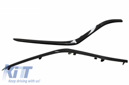 Front Spoiler Splitter Flaps Flics suitable for Mercedes GLE Coupe C292 (2015-2018) Piano Black-image-6044092