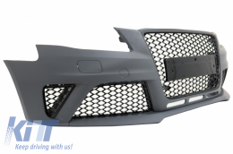 Front Stoßstange für AUDI A4 B8 Pre-Facelift 2008-2011 Gitter RS4 Design-image-6029452