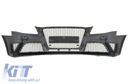 Front Stoßstange für AUDI A4 B8 Pre-Facelift 2008-2011 Gitter RS4 Design-image-6029454