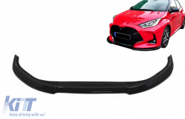 Frontspoilerlippe für Toyota Yaris MK4 XP210 2020+ Glänzend Schwarz-image-6093162