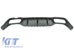 Frontstoßstange & Diffusor Auspuff Tipps für Mercedes E W213 16-19 E53 Look Schwarz-image-6057814