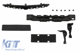 Frontstoßstange & Diffusor Tipps Chrom für Mercedes C W205 S205 14-18 C63 Look-image-6068411