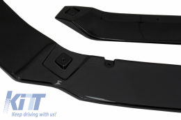 Frontstoßstange Extension Spoiler für VW Passat CC Facelift 12-16 R-Line Look-image-6052780