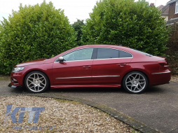 Frontstoßstange Extension Spoiler für VW Passat CC Facelift 12-16 R-Line Look-image-6058058